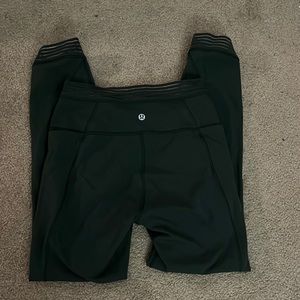 dark olive Lululemon leggings size 4